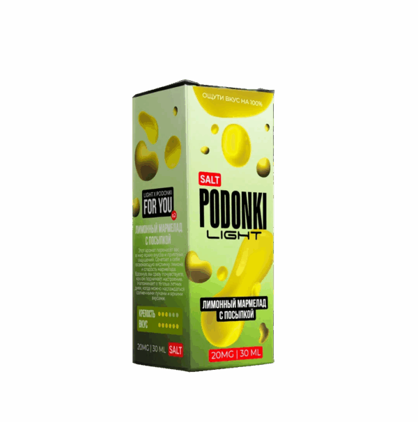 PODONKI LIGHT (лимонный мармелад с посыпкой)