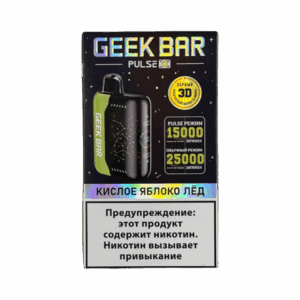 GEEK BAR PULSEX 25.000 (кислое яблоко, лёд)